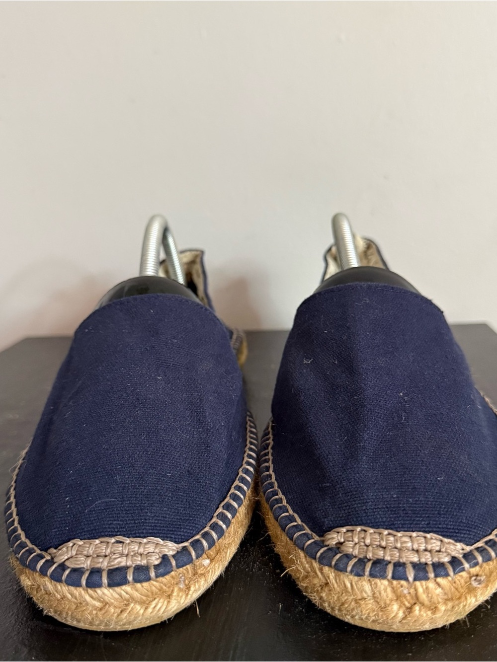 Viscata Mens Size 10 Shoes Navy Blue Espadrilles Slip On Casual Shoes - Picture 3 of 9